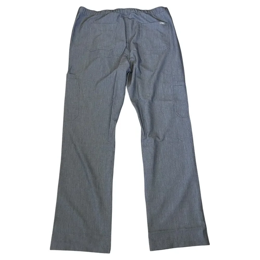 NWT Figs Men’s Graphite Cairo 9 Pocket Cargo Scrub Pants Size XL